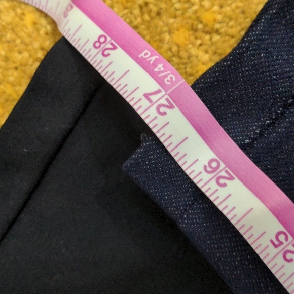 Assets by SPANX Red Hot Label High Waisted Blue Navy Leggings Ankle Size L - Picture 10 of 13